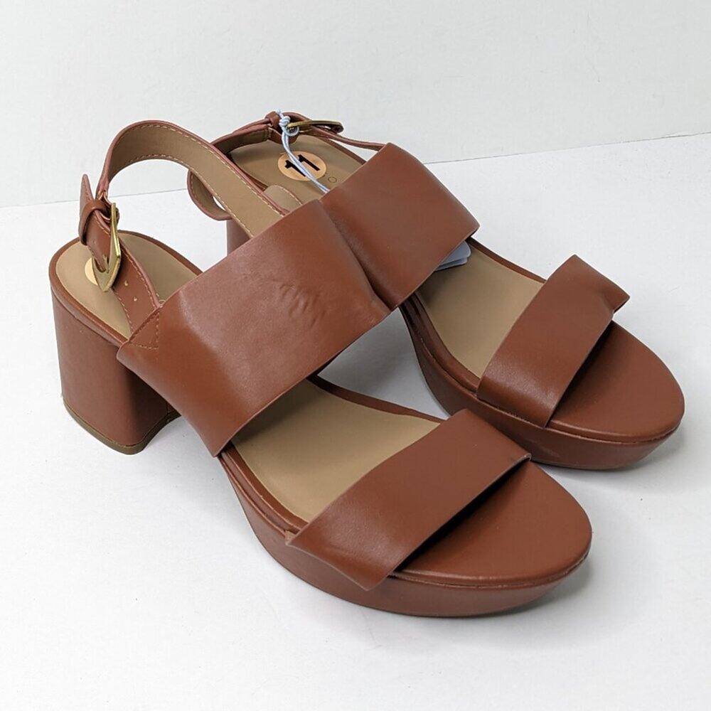 Aerosoles Camilia Heeled Sandals, Brown, Women's 11